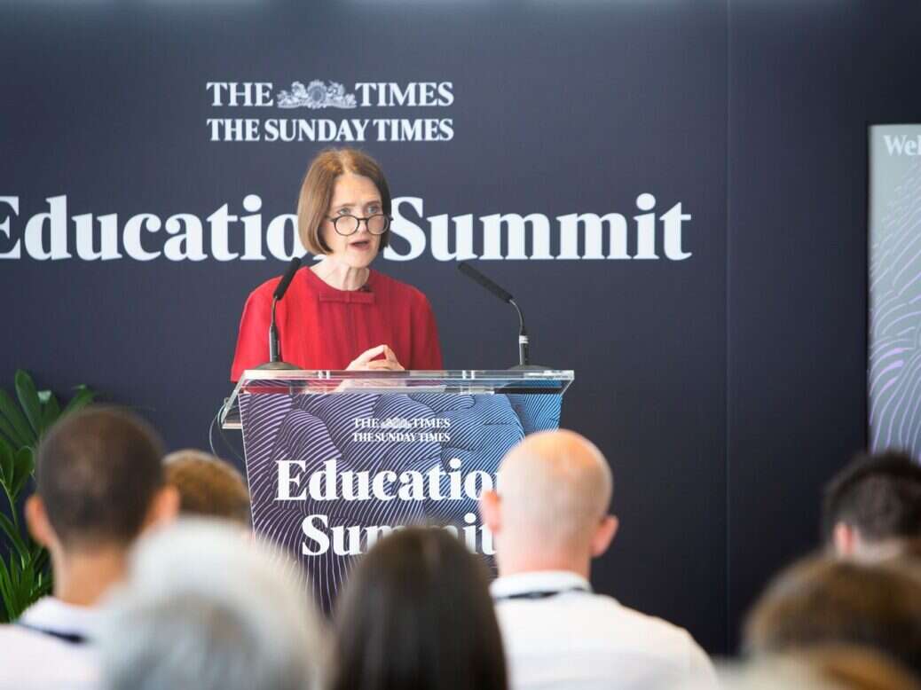 Rachel Sylvester at The Times Education Summit. Credit: The Times