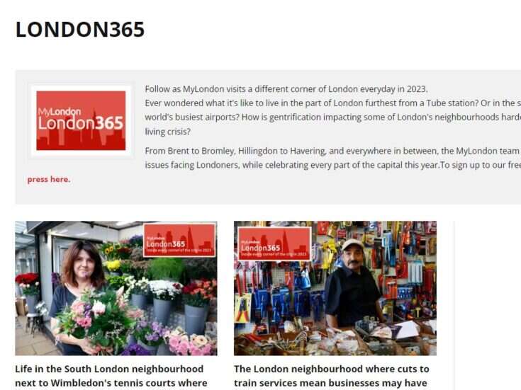 My London '365' project reaches 2m page views in six months