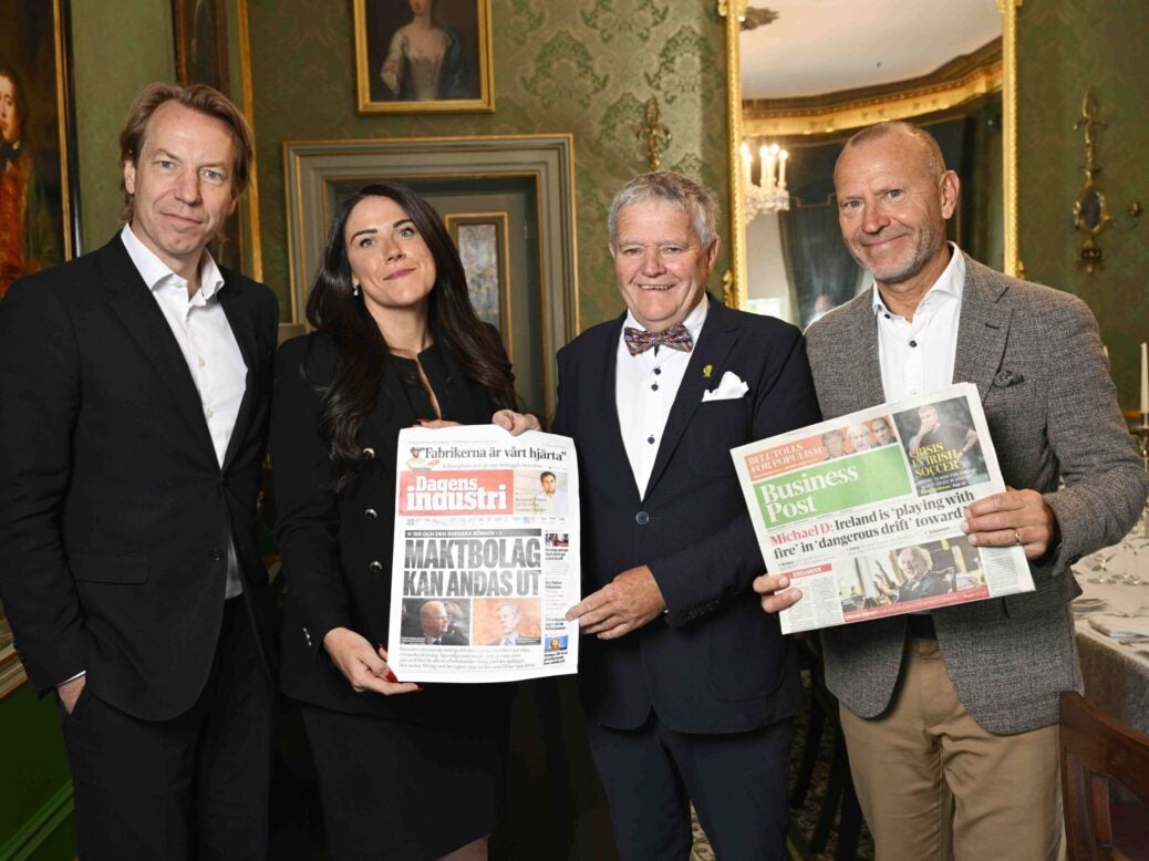 Bonnier News and Business Post executives together