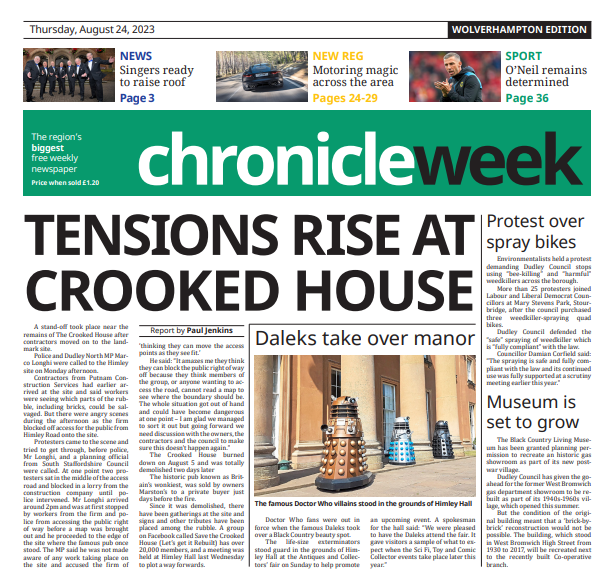 The actual most recent edition of MNA Media's Chronicle Week. Picture: MNA Media