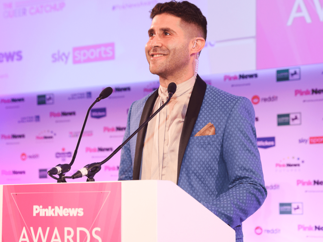 Pink News chief executive and founder Benjamin Cohen at the Pink News Awards 2022