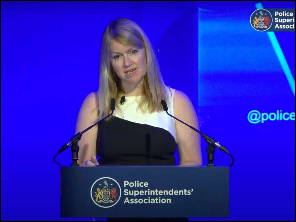 Daily Mail crime and security editor Rebecca Camber speaks at the Police Superintendents' Association on Wednesday 13 September 2023.