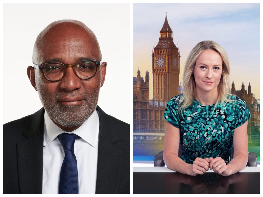 Trevor Phillips and Sophy Ridge. Picture: Sky News