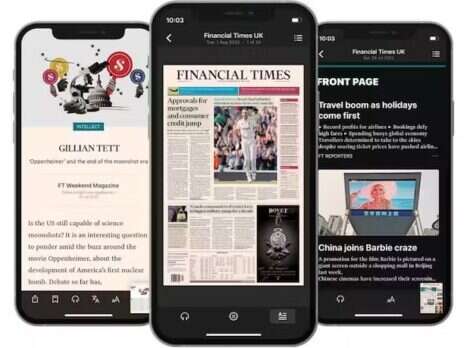 FT launches new app to recreate print edition for international readers