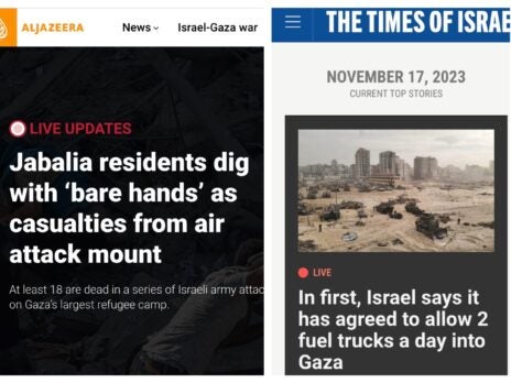 Top 50 news websites in the US: Times of Israel and Al Jazeera fastest-growing amid Israel-Gaza conflict