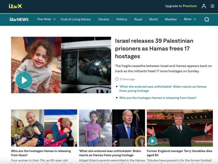Top 50 UK news websites: ITV and Mail Online see double-digit growth in October