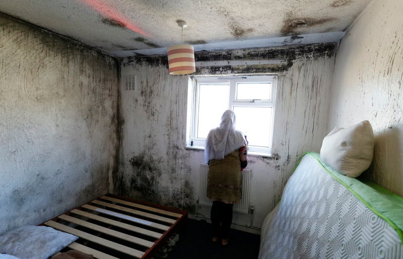 Facundo Arrizabalaga captures black mould in a family home in one of his British Journalism Awards 2023 entries. Picture: Facundo Arrizabalaga/MyLondon