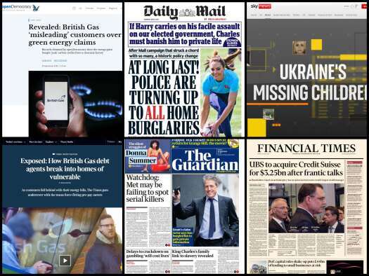 Press Gazette British Journalism Awards news providers of the year for 2023