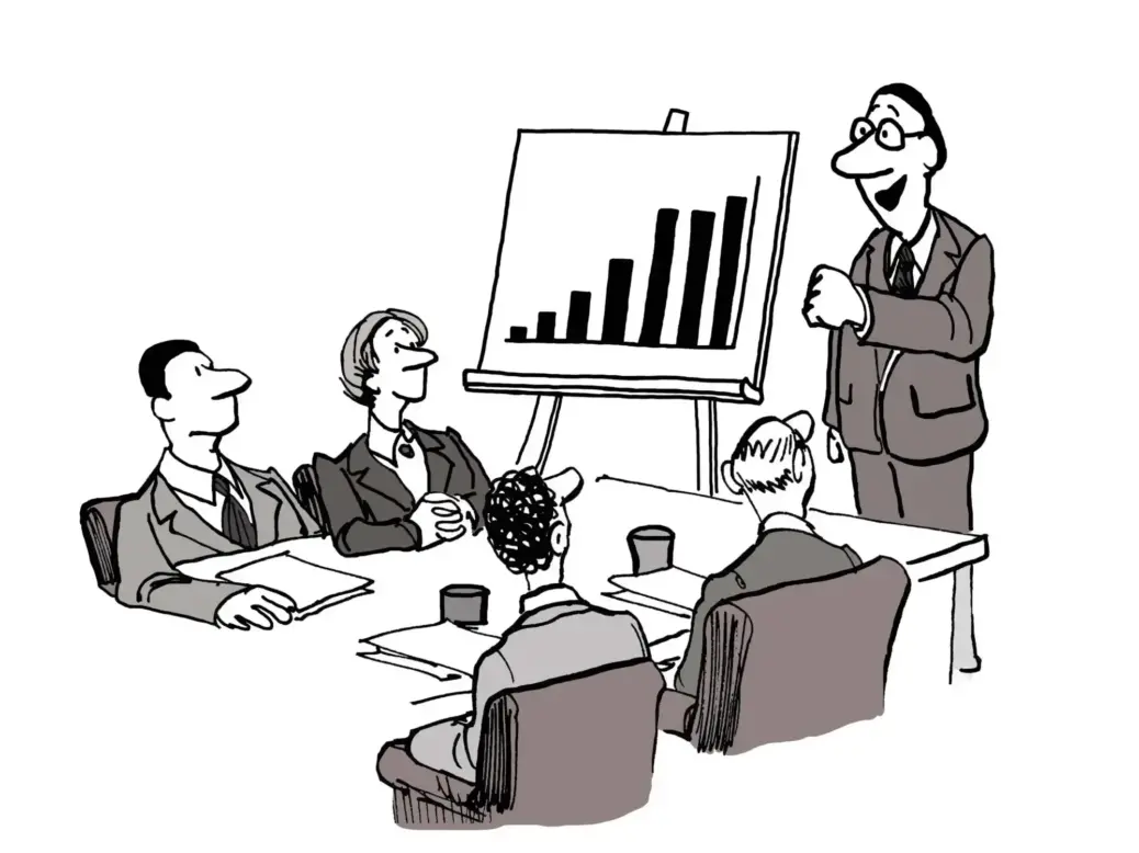 Revenue growth cartoon. Picture: Cartoon Resource/Shutterstock