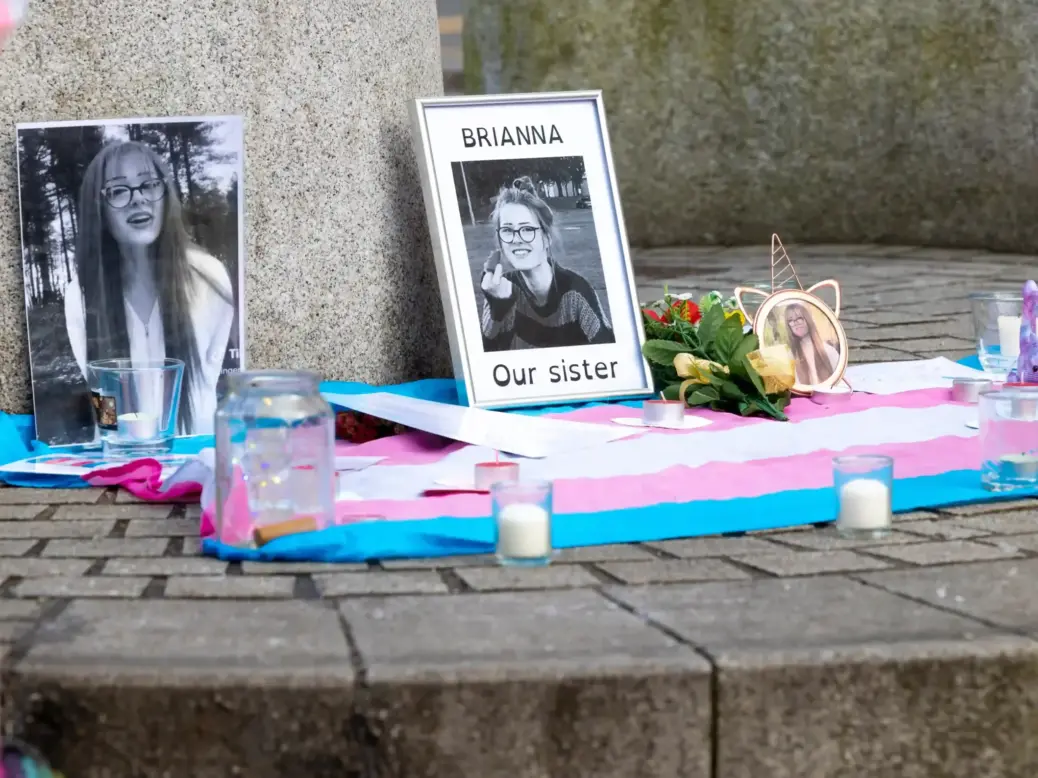 Redruth, Cornwall. Vigil for murdered teenager Brianna Ghey. Picture: Shutterstock