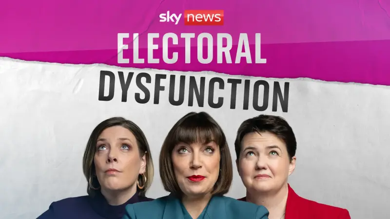 Electoral Dysfunction image with Jess Phillips, Beth Rigby and Ruth Davidson. Picture: Sky News