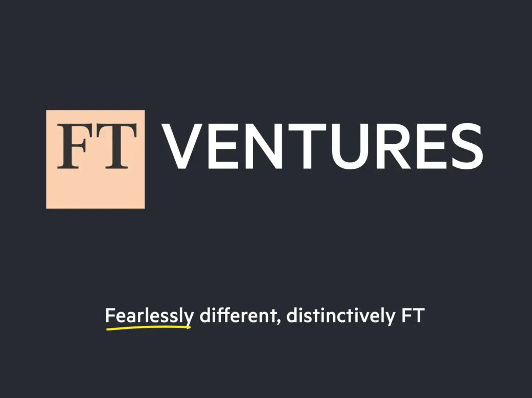 The logo for FT Ventures, the new venture arm of the Financial Times Group.