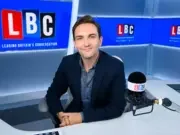 Lewis Goodall at LBC as he replaces David Lammy. Picture: Global