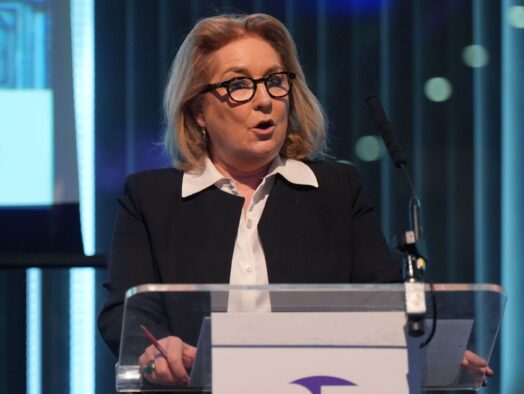 Sue Carr, Lady Chief Justice of England and Wales, speaking at the Society of Editors' 25th anniversary conference on 30 April 2024. Picture: Yui Mok/PA Wire