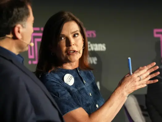 Wall Street Journal editor Emma Tucker at the Sir Harry Summit in London on 15 May 2024. Picture: Parsons Media