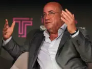 Redbird IMI CEO Jeff Zucker discussing his attempted Telegraph takeover on the Battered Business of News panel at the Sir Harry Summit on 15 May 2024. Picture: Parsons Media