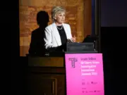 Tina Brown speaks at the Sir Harry Summit on 15 May 2024. Picture: Parsons Media