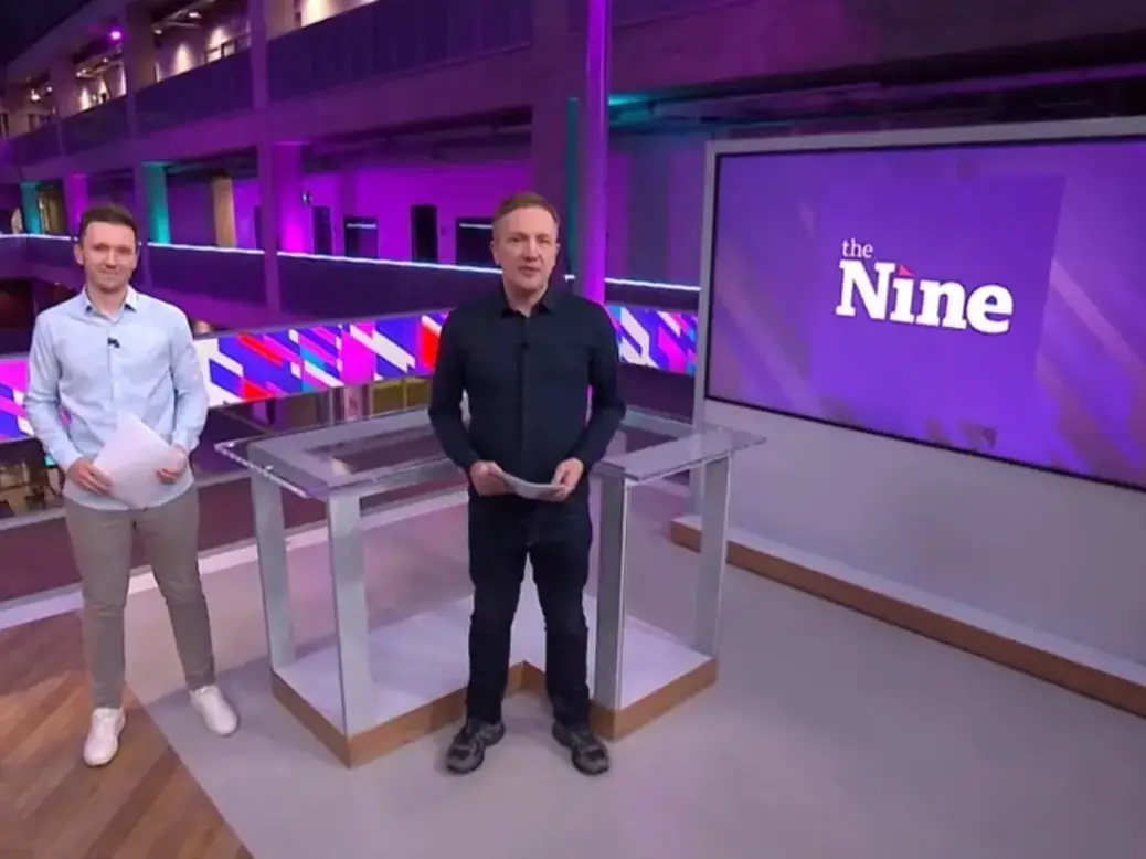 The start of BBC Scotland's The Nine on 2 May 2024. Picture: BBC iPlayer screenshot