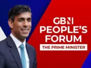 GB News promo for People's Forum: The Prime Minister which Ofcom has said breached due impartiality rules