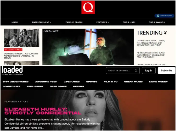 Photo of Relaunched Q magazine shut down in same week Loaded revival goes live