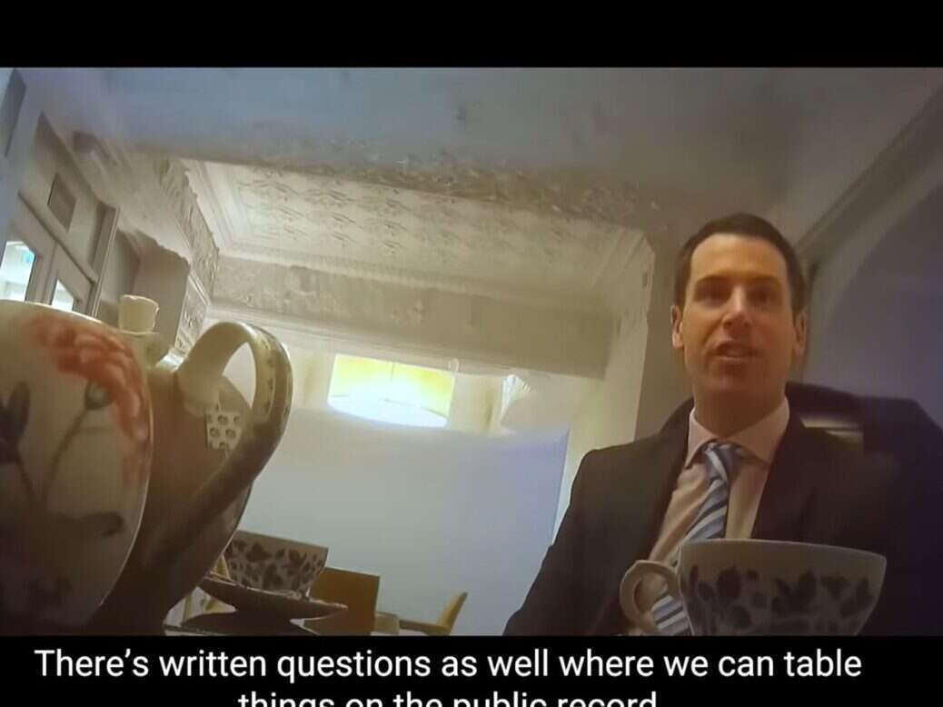 Former MP Scott Benton filmed by The Times offering to ask question on behalf of a gambling company for cash