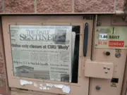 US local newspaper vending machine from Grand Junction, Colorado, in 2020. Picture: Shutterstock