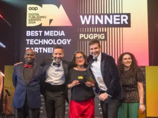 Pugpig named best media technology partner of 2024 by AOP
