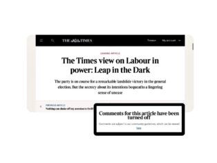 Times turns off comments on its election non-endorsement after reader backlash