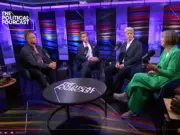 A still from an episode of Channel 4 News' podcast The Political Fourcast which publishes primarily to Youtube.