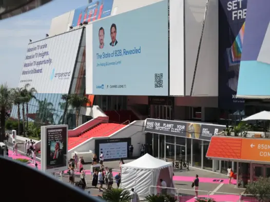 The Palais des Festivals in Cannes during Cannes Lions in June 2023