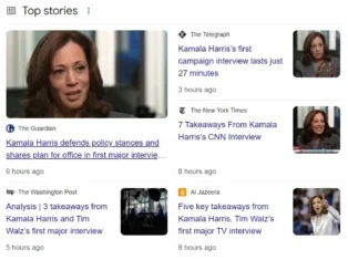 PR and betting companies have articles indexed in Google Top Stories