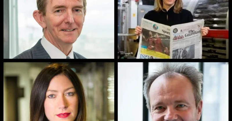 Who are the UK’s national newspaper editors?