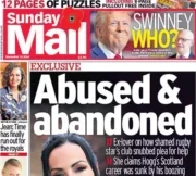 Sunday Mail front page on 10 November 2024