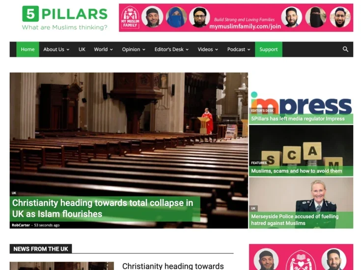 Photo of Muslim news site 5Pillars quits regulator for religious reasons