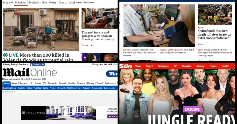 Top 50 UK news websites in September: Leading publishers see sharp traffic drop