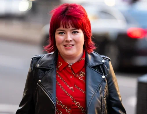 Lydia Suffield arriving at Westminster Magistrates Court on Monday 9 December to plead not guilty in George Osborne alleged stalking case. Picture: Jordan Pettitt/PA Wire