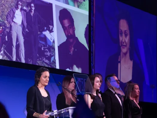 On the Record Memorial launched at British Journalism Awards 2024 with speech by Karola Zakrzewska, sister of Fox News cameraman Pierre Zakrzewski who was killed in Ukraine in 2022. Picture: ASV Photography/Press Gazette