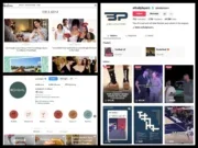 Three Gallery Media Group brand screenshots: PureWow, @ballplayers (shown on Tiktok) and @cocktails (here on Instagram)