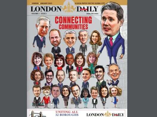 London Digital Daily's prototype front page