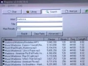 Screenshot of a search for Madonna songs on Napster from 2000. Picture: Shutterstock/Northfoto