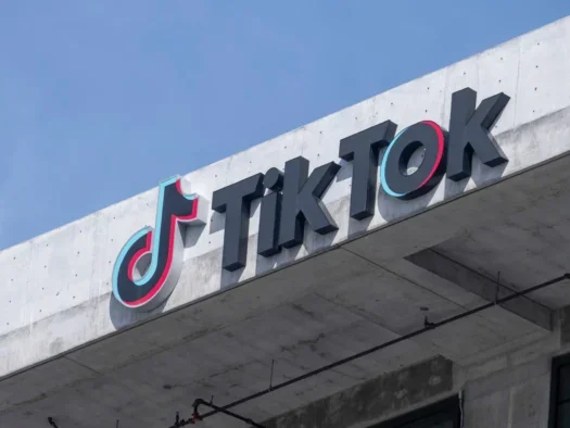 A TikTok sign is displayed on TikTok Inc. headquarters building in Culver City, California, March 13, 2024. Picture: Ringo Chiu/Shutterstock