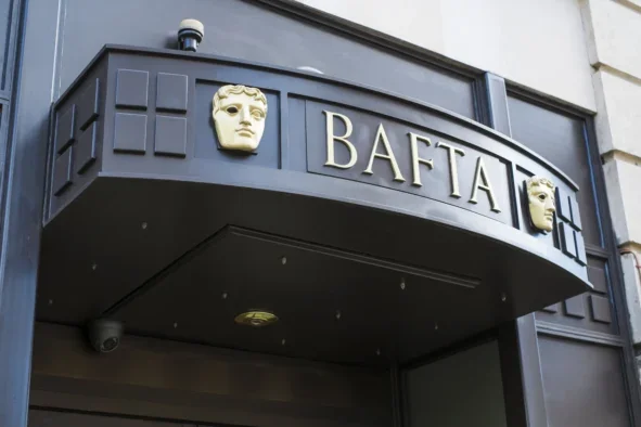 Detail of the BAFTA entrance in Piccadilly in 2014. Picture: Nando Machado