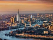 London skyline including Shard, London Eye and Tower Bridge