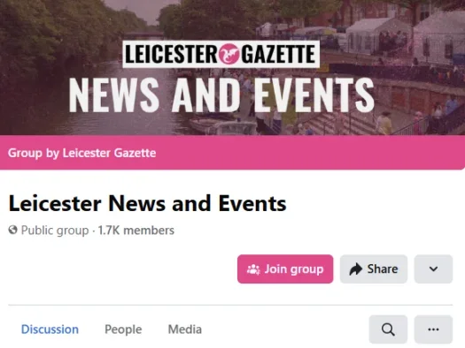 UK local publisher ‘deeply concerned’ about Facebook account ban ahead of election Local news publisher Leicester Gazette's Leicester News and Events Facebook group - screenshot of top of the page showing their logo and 1,700 members. Facebook has disabled the account