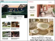 The homepages of Grand Designs and Good Homes, two interior and home magazine titles that have been closed in print by Media 10.
