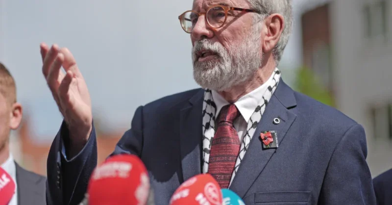 Gerry Adams awarded £84,000 in damages after suing BBC for libel