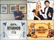 City AM images clockwise from top left: CEO Harry Owen and promo images for prizes platform City Winners, Toast The City Awards, and video production hub City AM Studios. Pictures: City AM