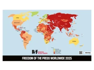 RSF moves downgrades global press freedom index to all-time loe