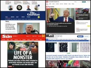 50 biggest UK news websites: Top four commercial newsbrands neck and neck
