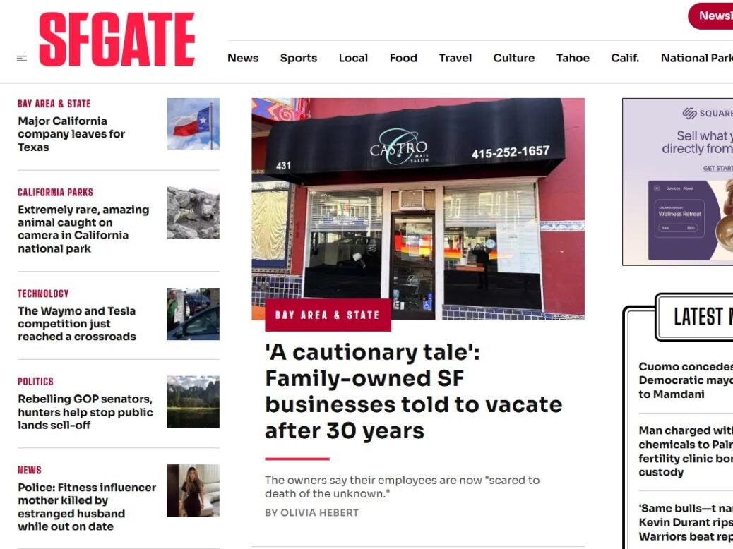 SFGATE home page